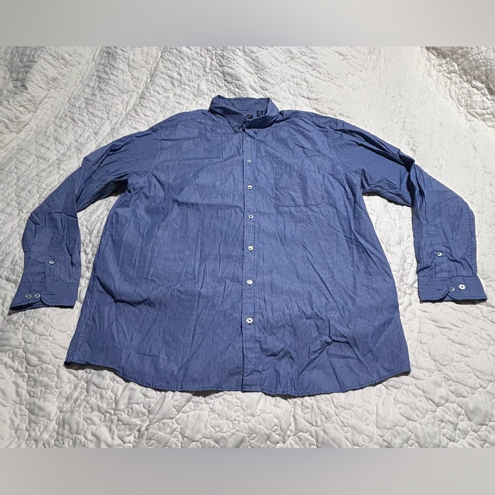 Men’s Roundtree & Yorke Long Sleeve Size 2XT Button Up Shirt